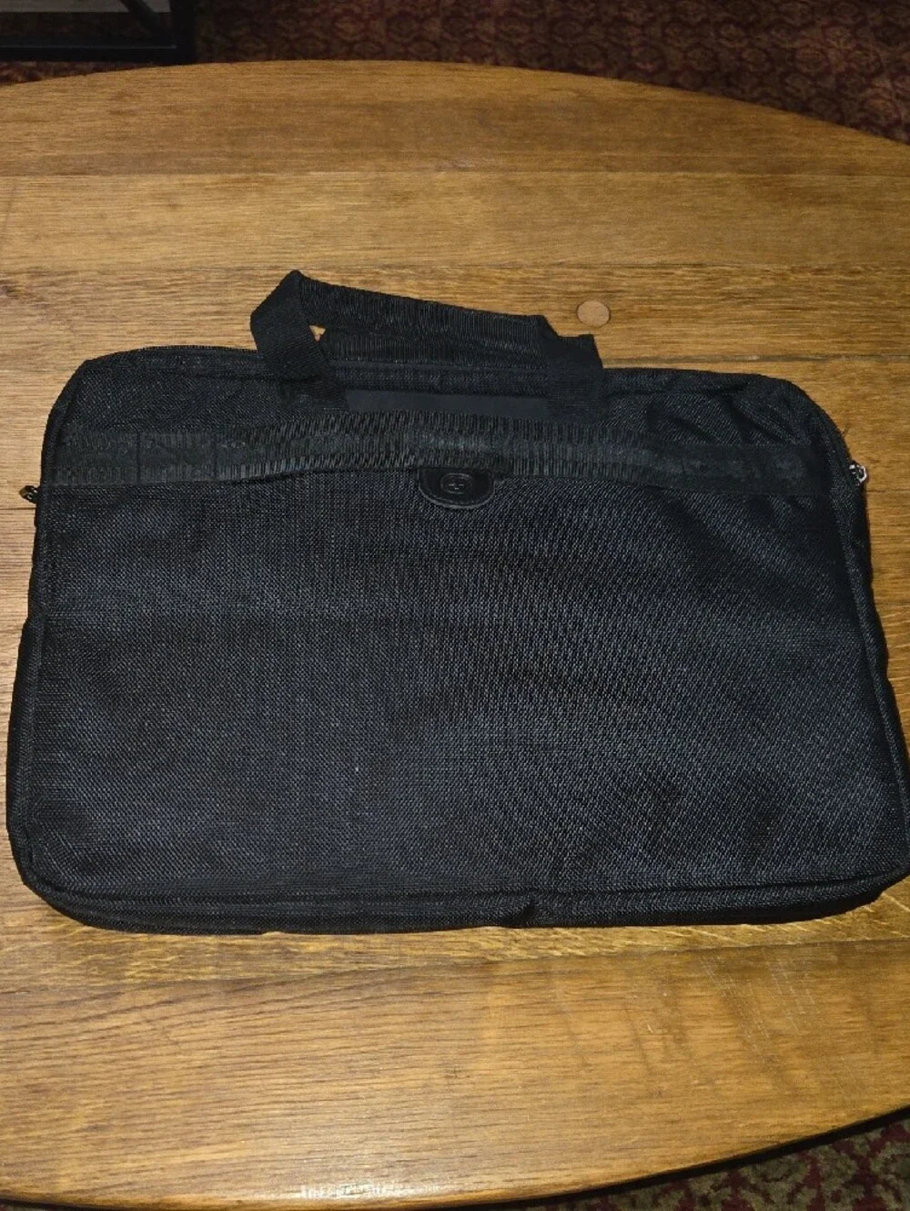 SwissGear Black Padded Laptop Briefcase with Top Handles